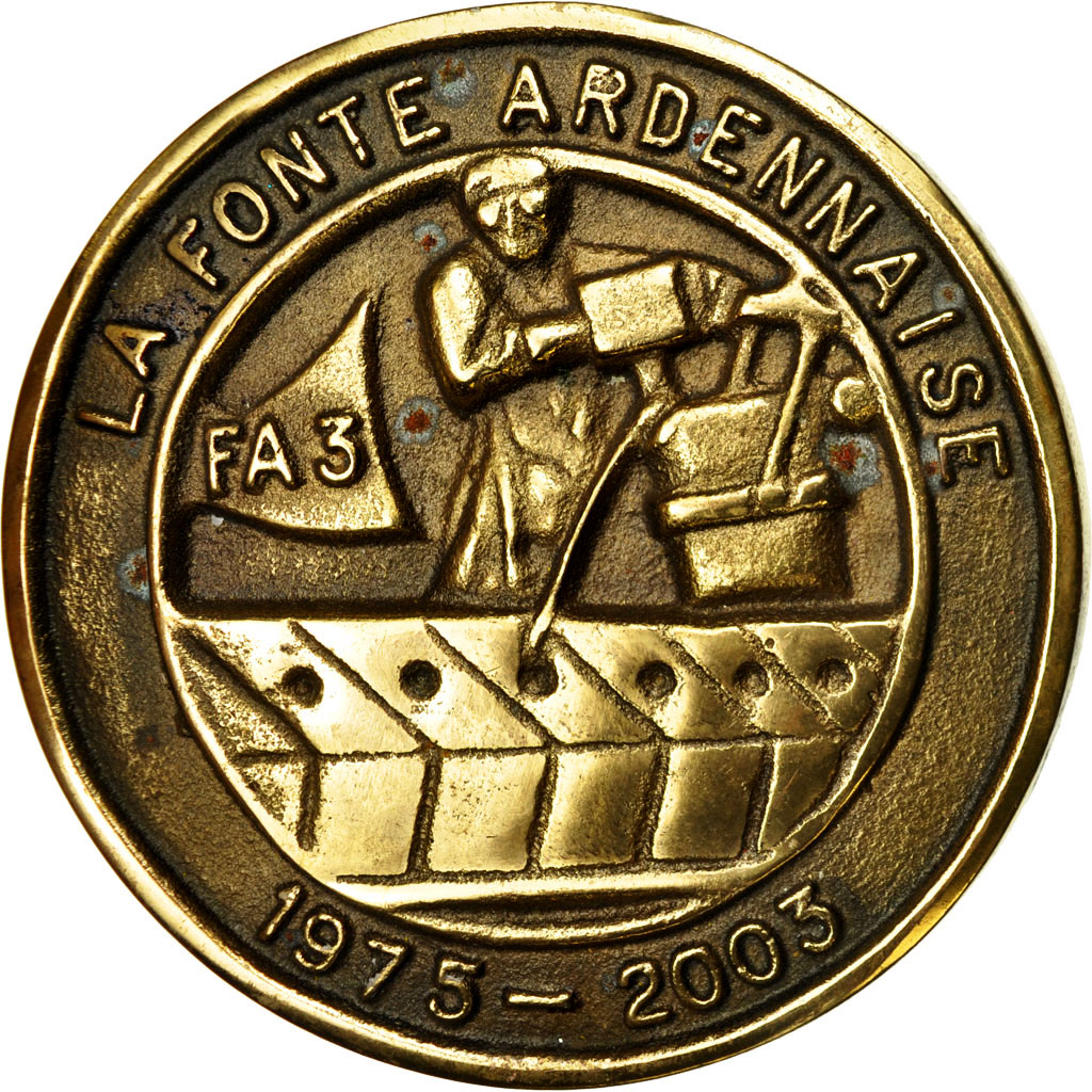 France, Medal, La Fonte Ardennaise, 2003, , Bronze