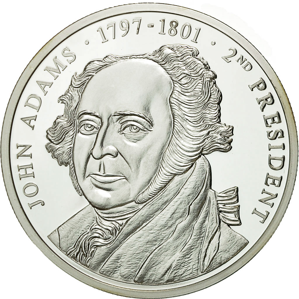 United States of America, Medal, Les Présidents des Etats-Unis, John Adams