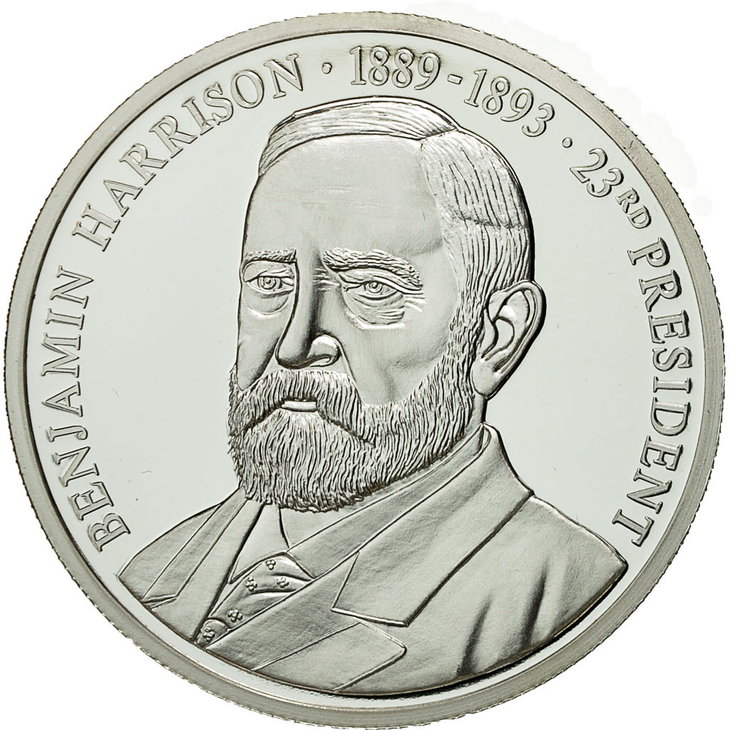 United States of America, Medal, Les Présidents des Etats-Unis, B. Harrison