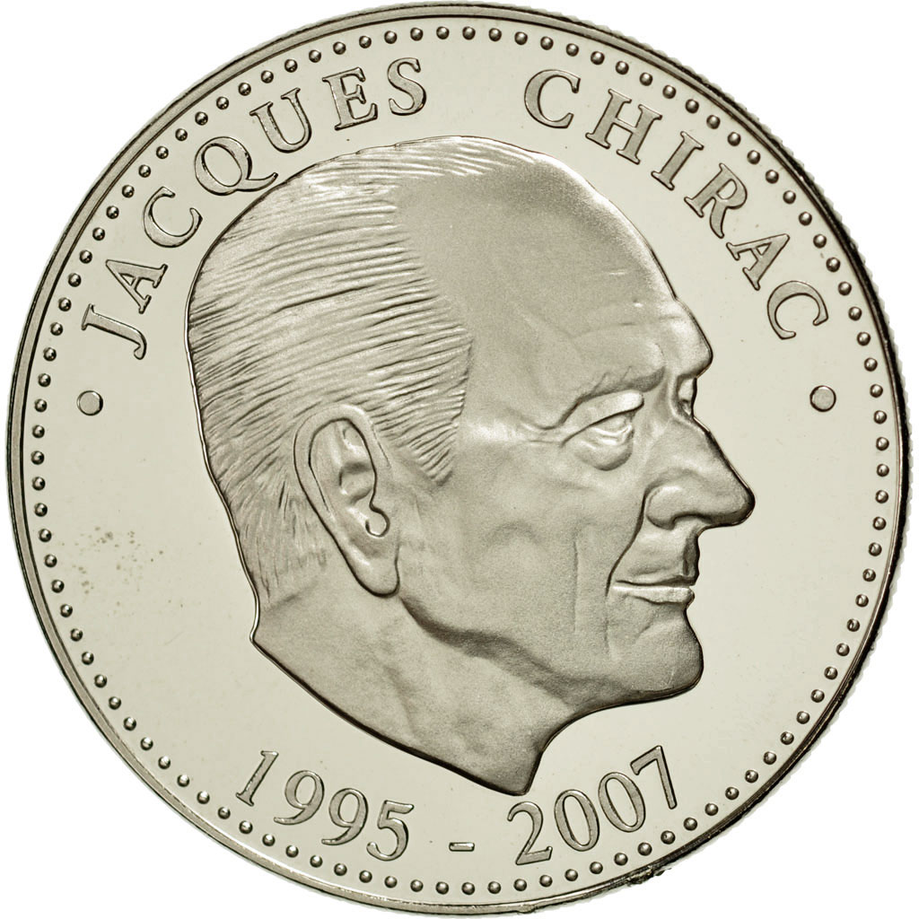 France, Medal, Les Présidents de la République, Jacques Chirac, 