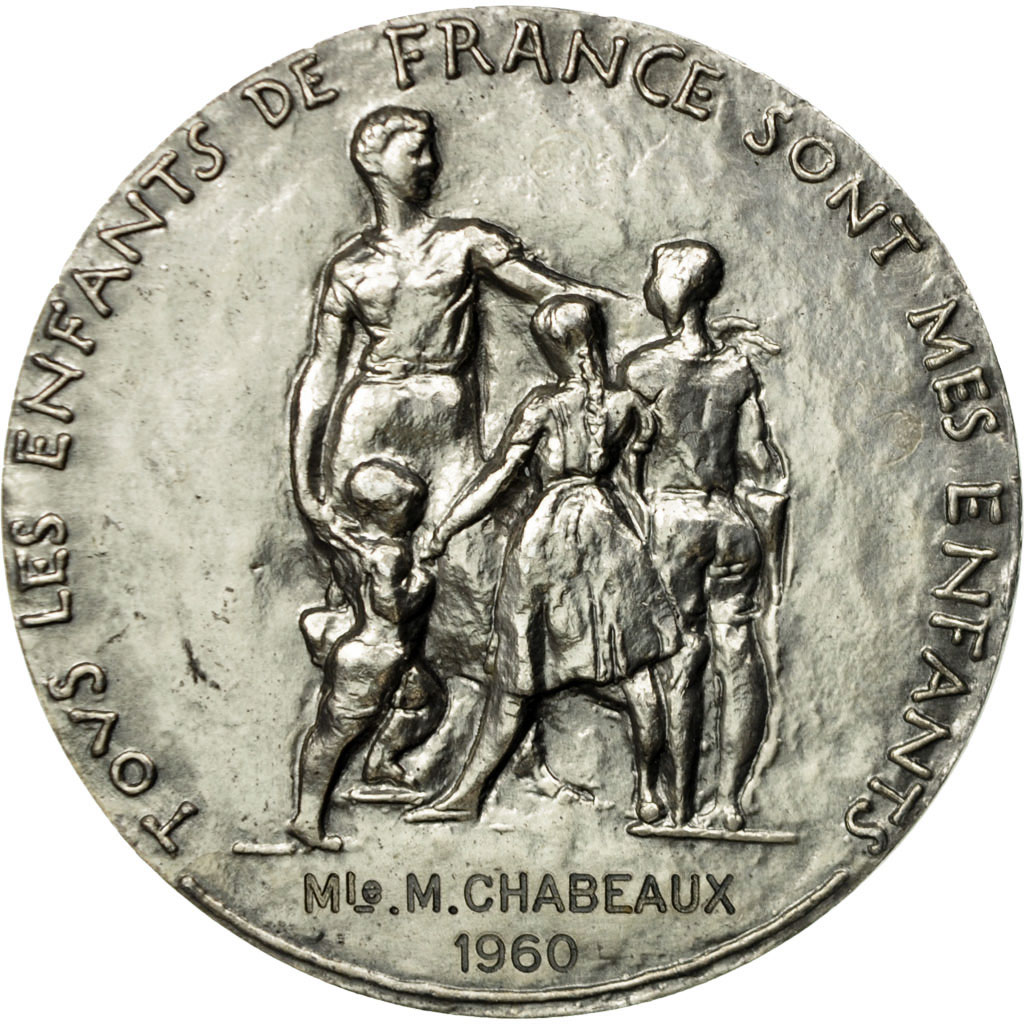 France, Medal, Education Nationale, 1960, Corbin, , Silver