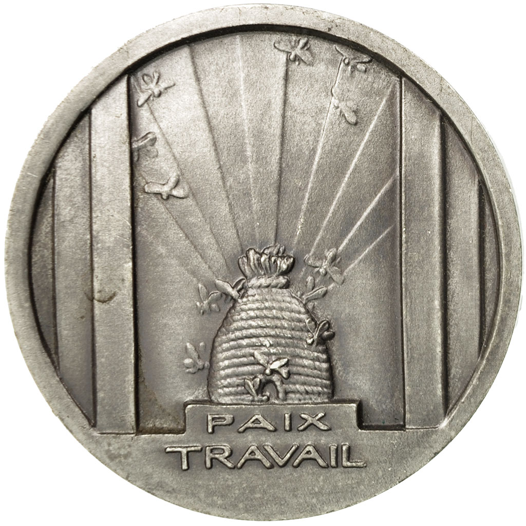 France, Medal, Chambre de métiers de France, 1990, , Silvered bronze