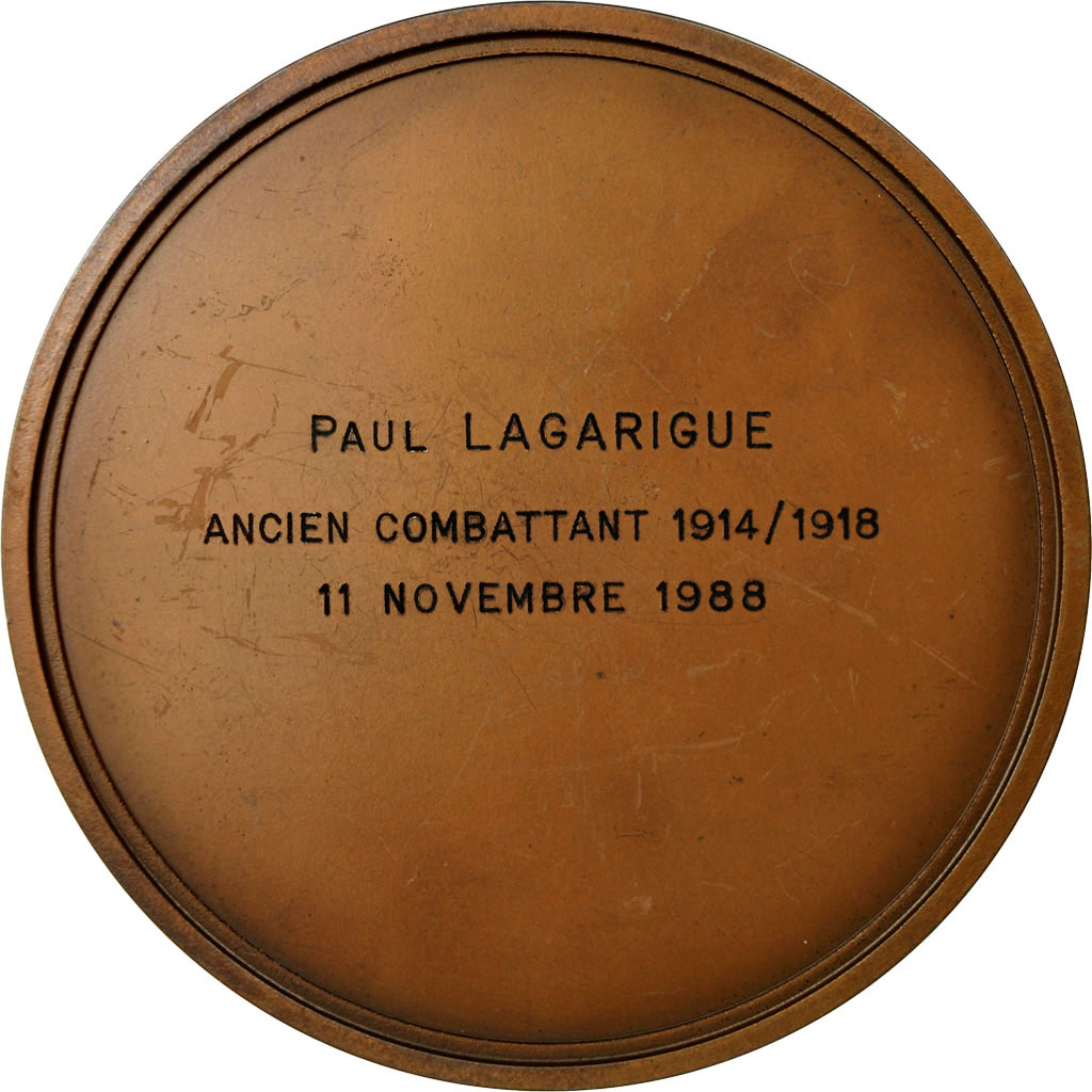 France, Medal, Ancien Combattant, Beuvry-Lez-Béthune, 1983, , Bronze