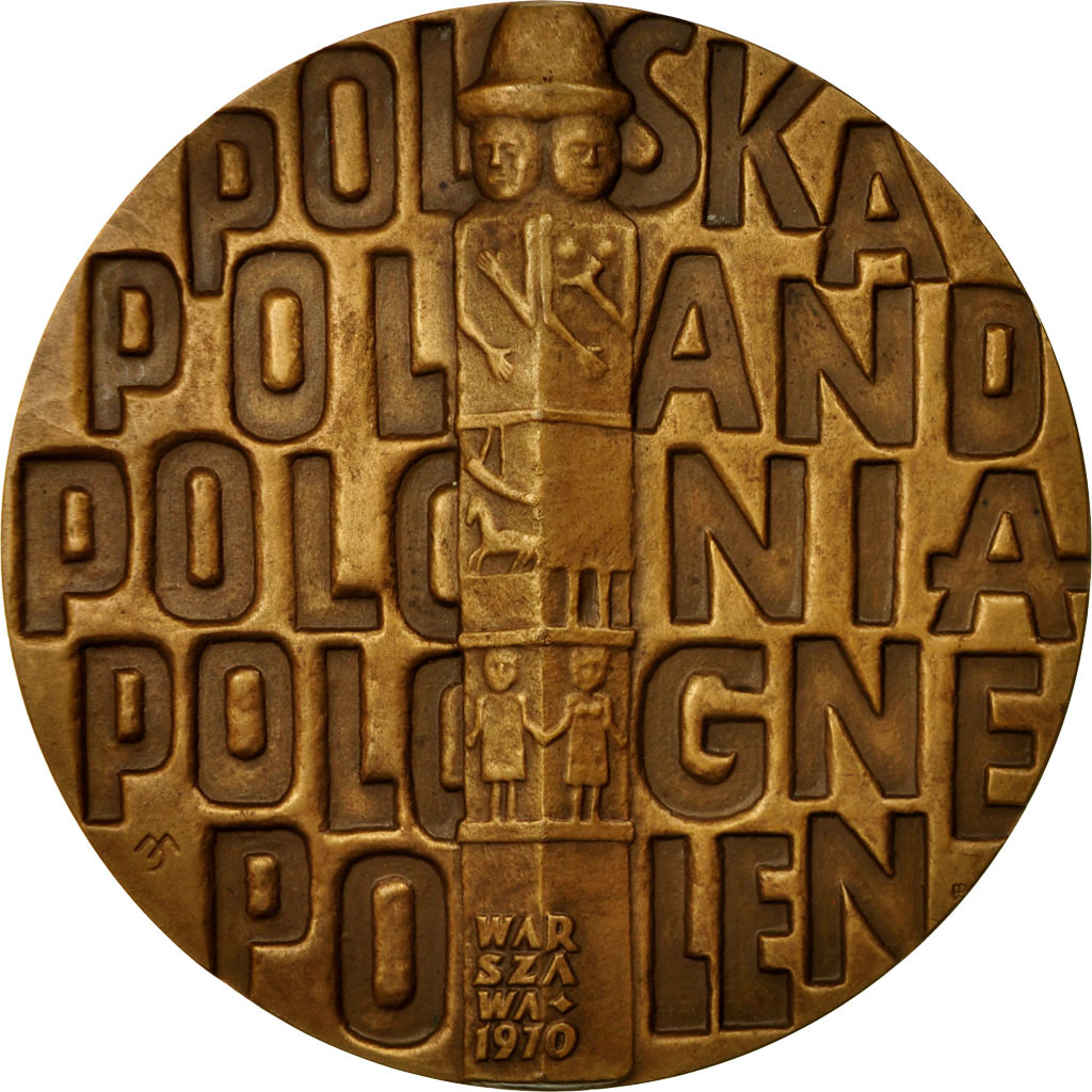 Poland, Medal, Varsovie, 1970, , Bronze