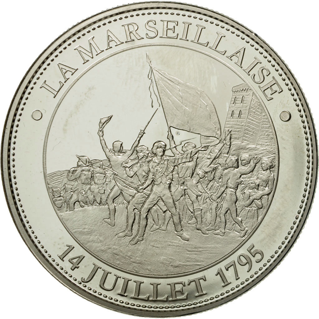France, Medal, Révolution Française, La Marseillaise, , Copper-nickel