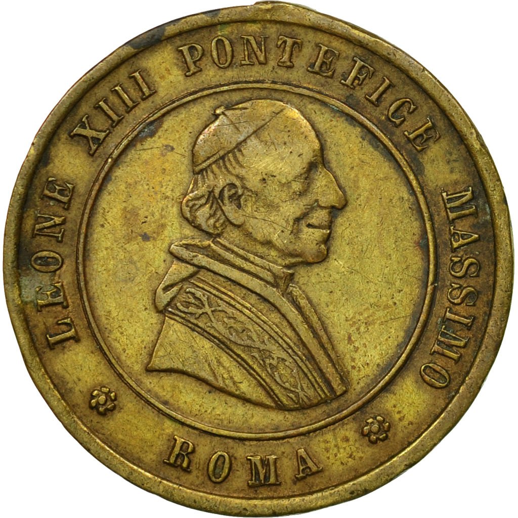 Vatican, Medal, Le Pape Léon XIII, , Copper