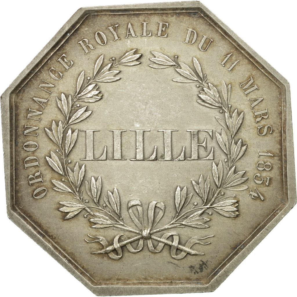France, Token, Caisse d'épargne et de prévoyance de Lille, , Silver
