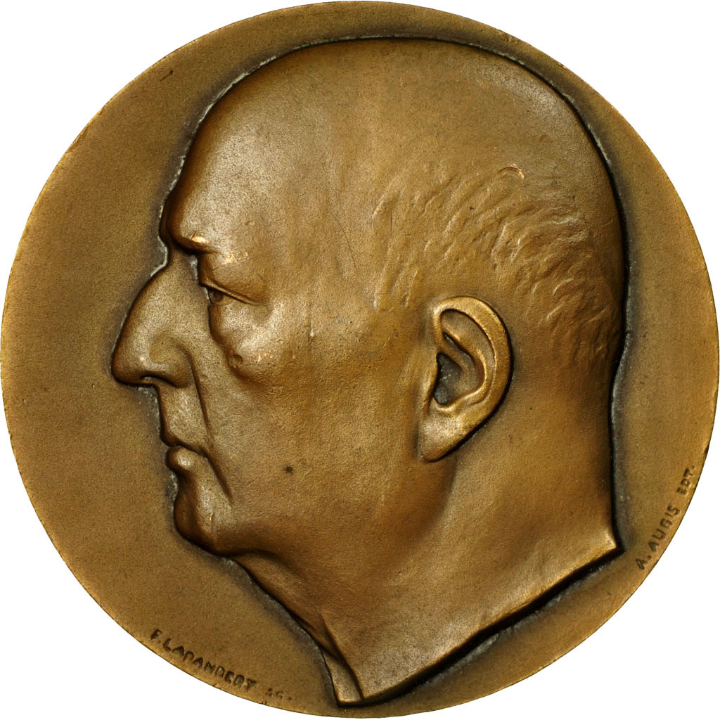 France, Medal, Médecine, Professeur Joseph Martin, 1957, Lapandery, 