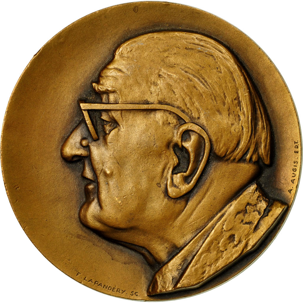 France, Medal, Médecine, Professeur Albert Leulier, Augis, , Bronze