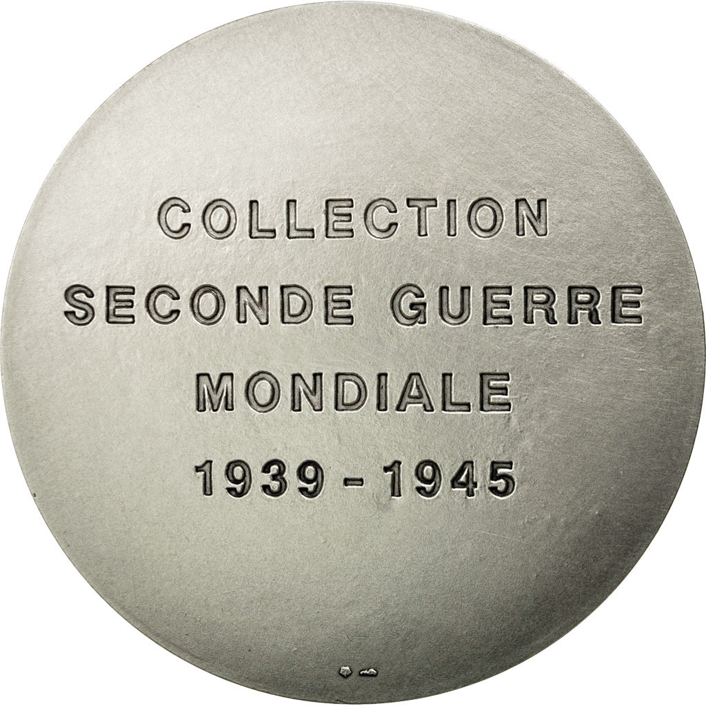 France, Medal, Cherbourg, Port de la Libération, , Silvered bronze