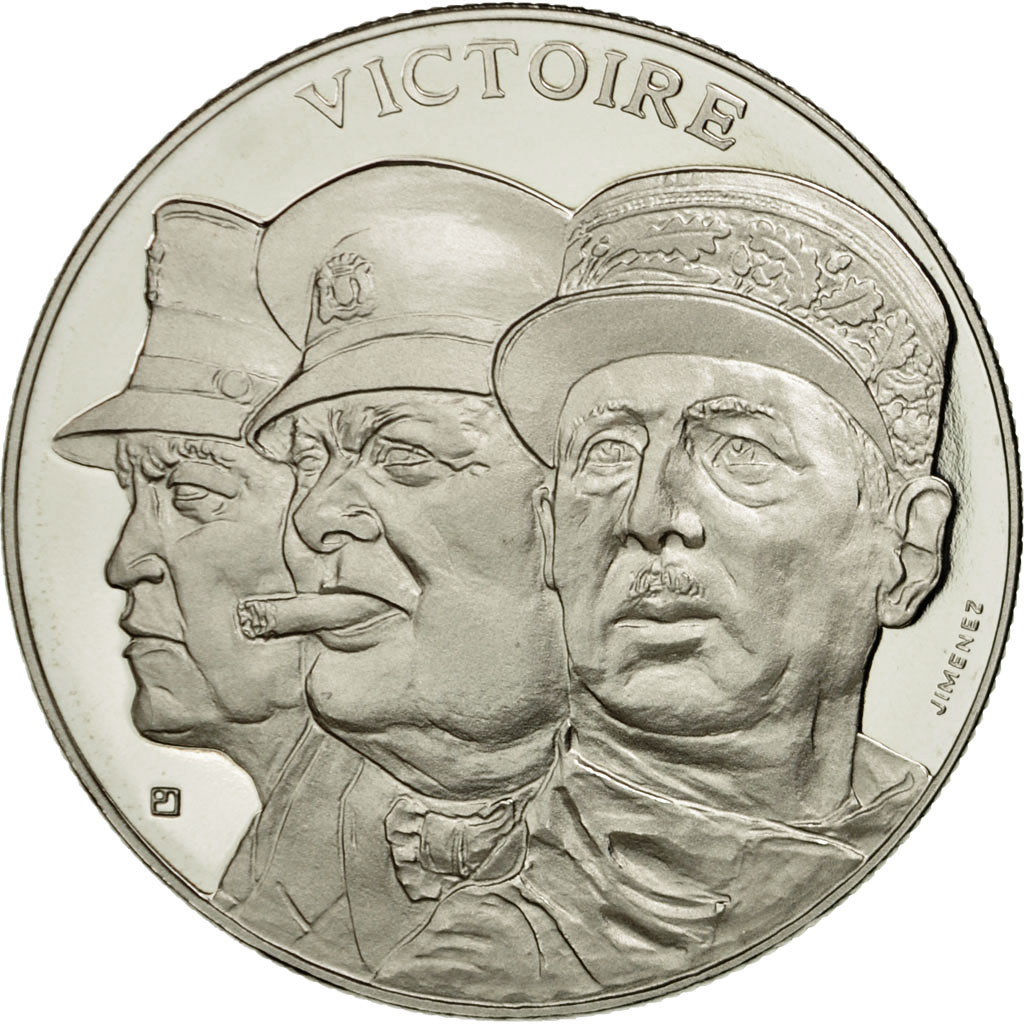 France, Medal, Seconde Guerre Mondiale, La Victoire de 1945, Jimenez, 