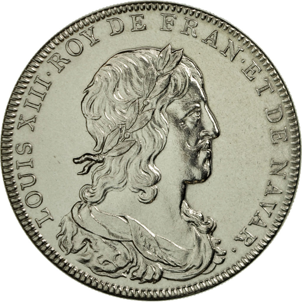 France, Medal, Les rois de France, Louis XIII, , Cupro-nickel