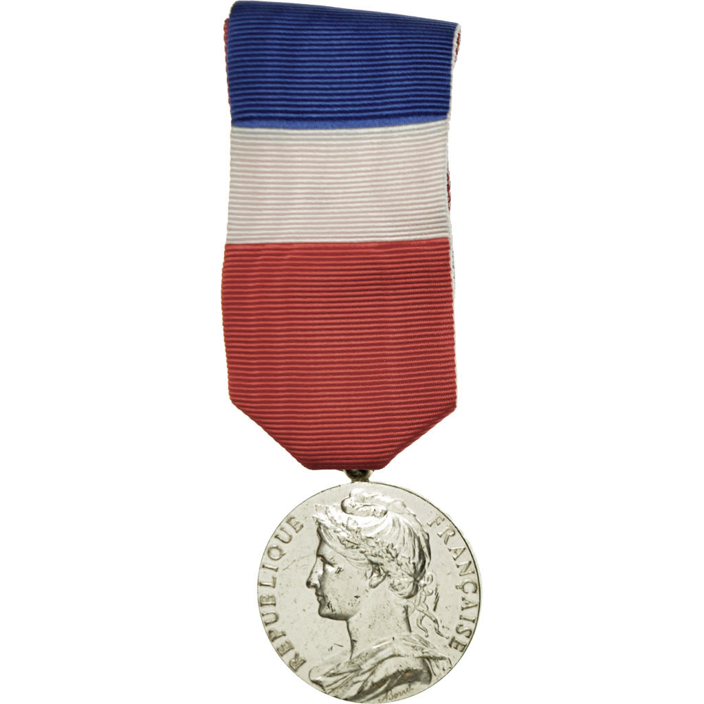 France, Médaille d'honneur du travail, Medal, 1988, Excellent Quality, Borrel
