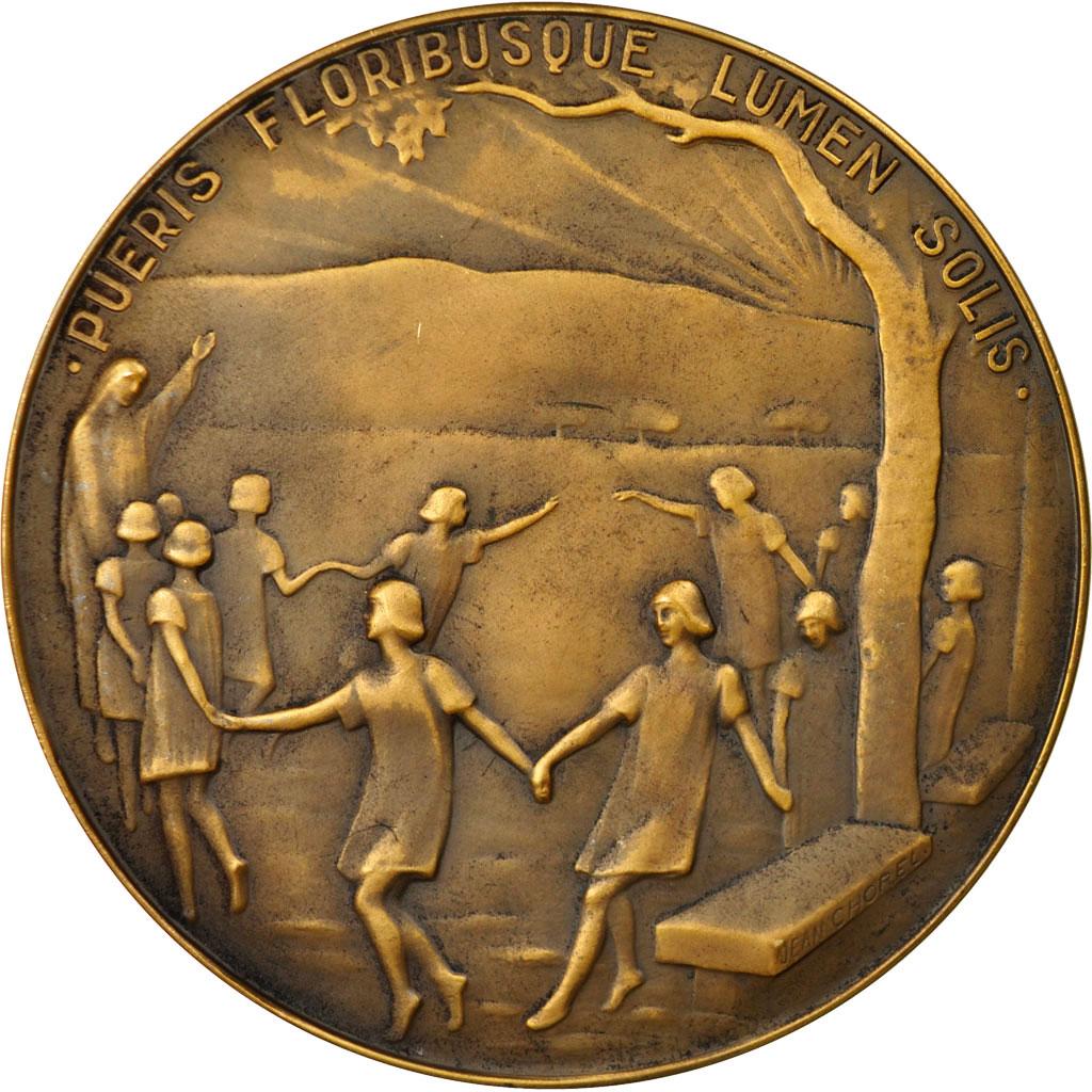 Frankrijk, Medaille, Médecine, Docteur Mouisset, Hôpitaux de Lyon, 1935