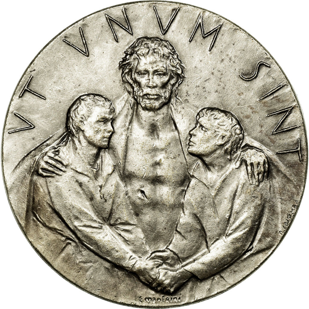 Vatican, Medal, Jubilé de Rome, 1975, Manfrini, , Silvered bronze
