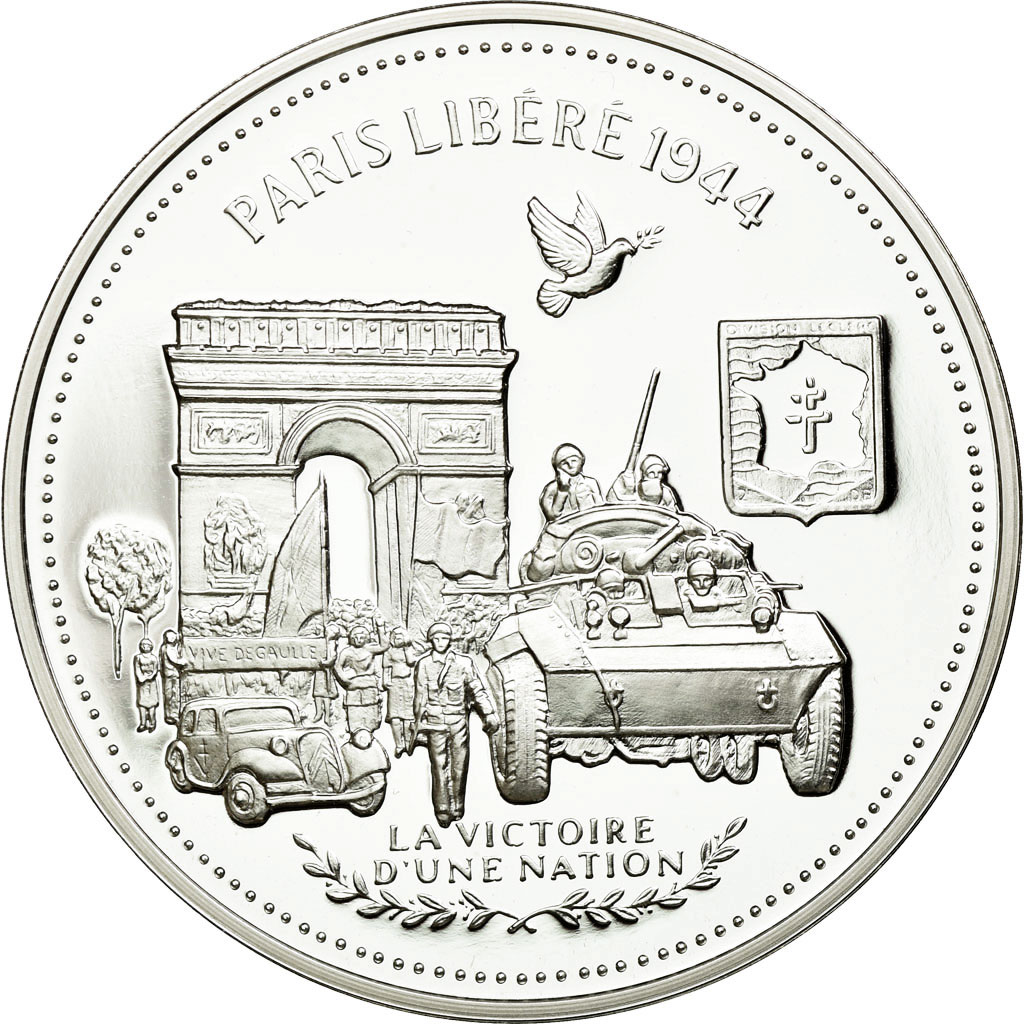 France, Medal, Seconde Guerre Mondiale, Paris Libéré, 25 Août 1944