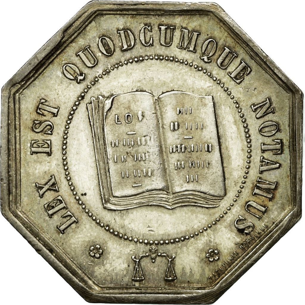France, Token, Notaires de l'Arrondissement de Sedan, Ardennes, 