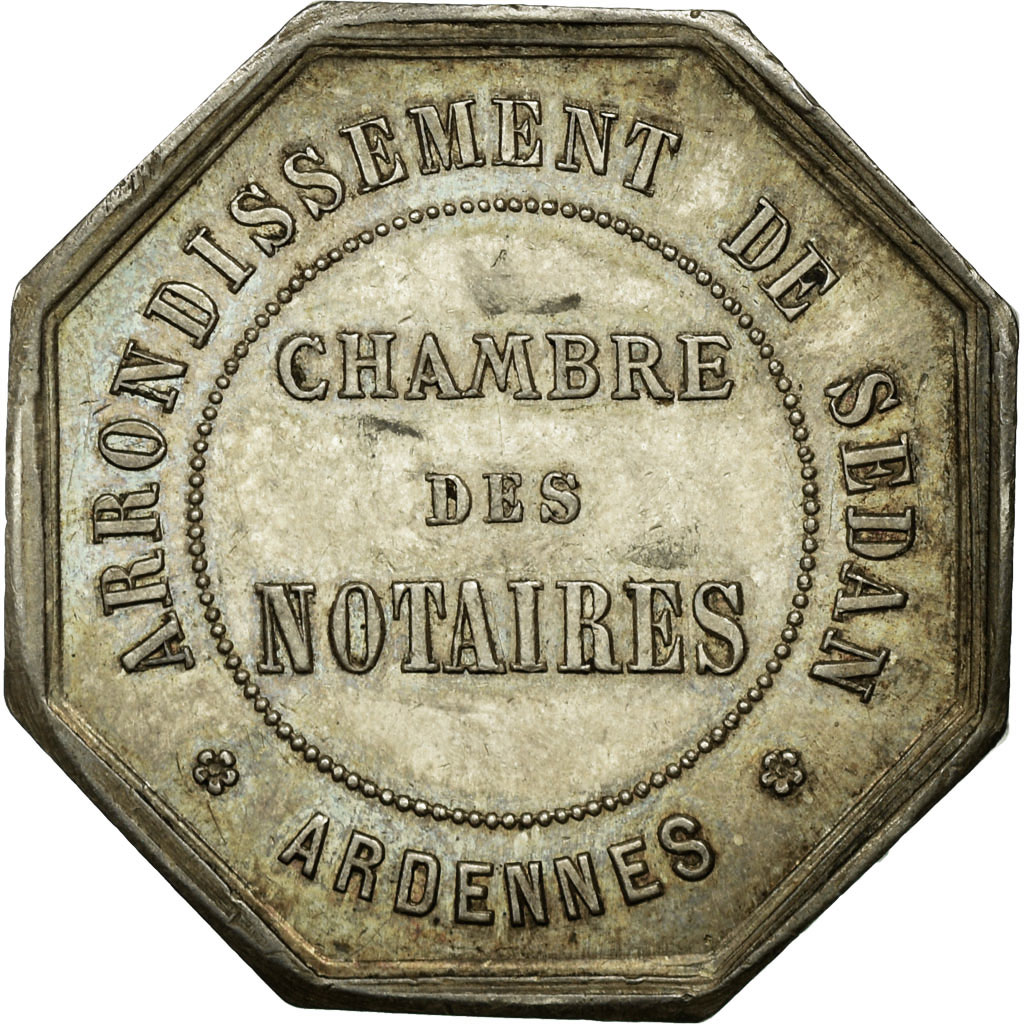 France, Token, Notaires de l'Arrondissement de Sedan, Ardennes, 