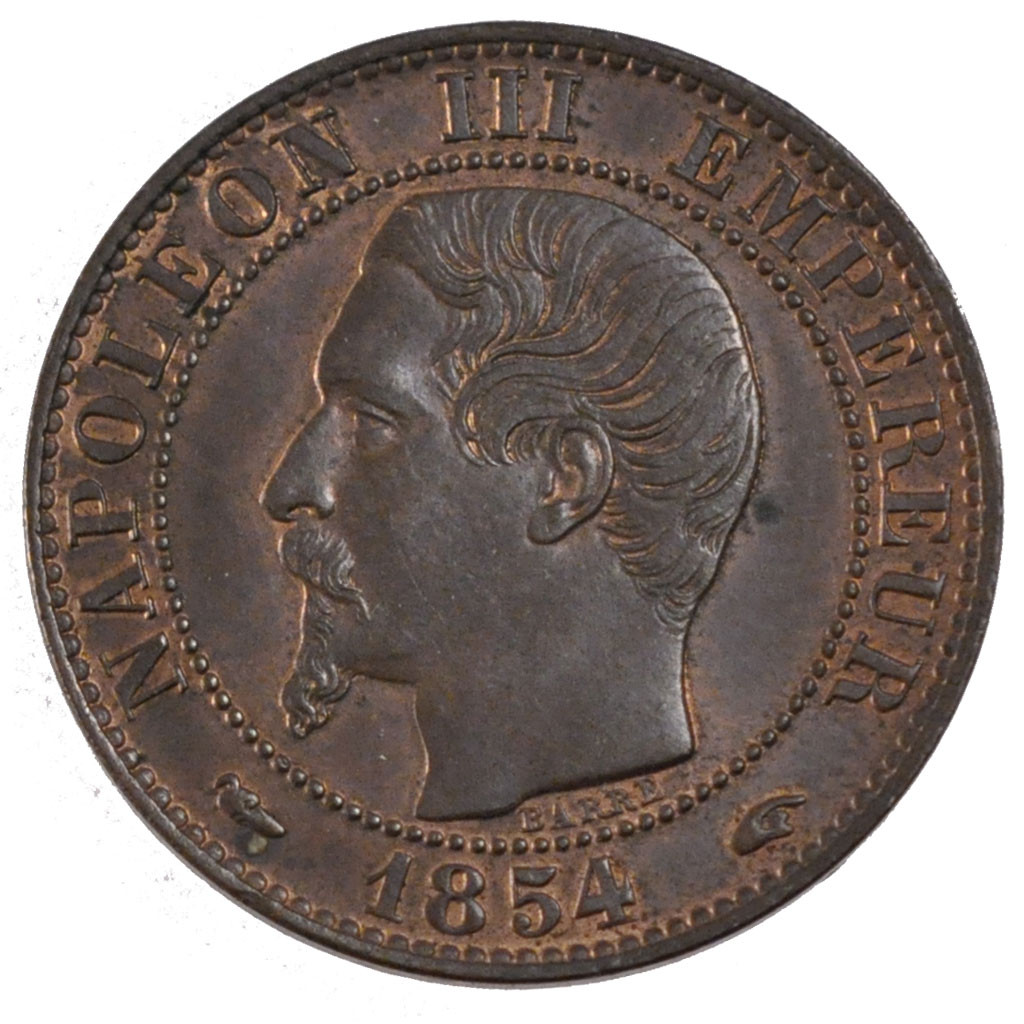 Coin, France, Napoleon III, Napoléon III, 5 Centimes, 1854, Paris, 