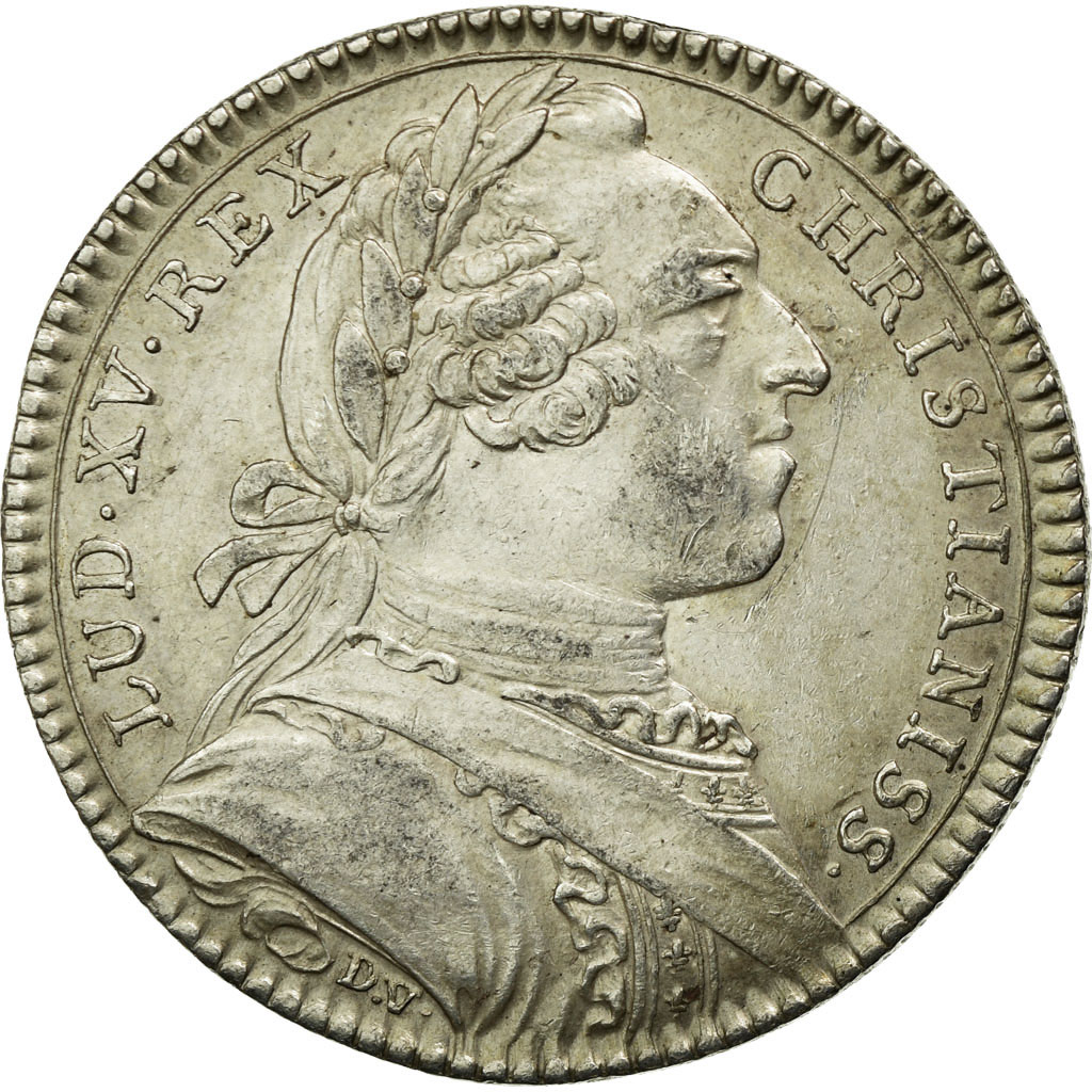 France, Token, Louis XV, Monnaie de Paris, 1723, Duvivier, , Silver