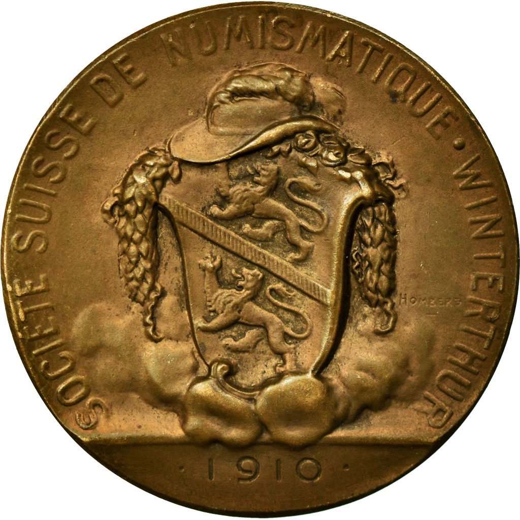 Switzerland, Medal, Société Suisse de Numismatique, Winterthur, 1910