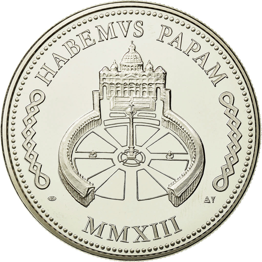 Vatican, Medal, Le Pape François, MS, Copper-nickel