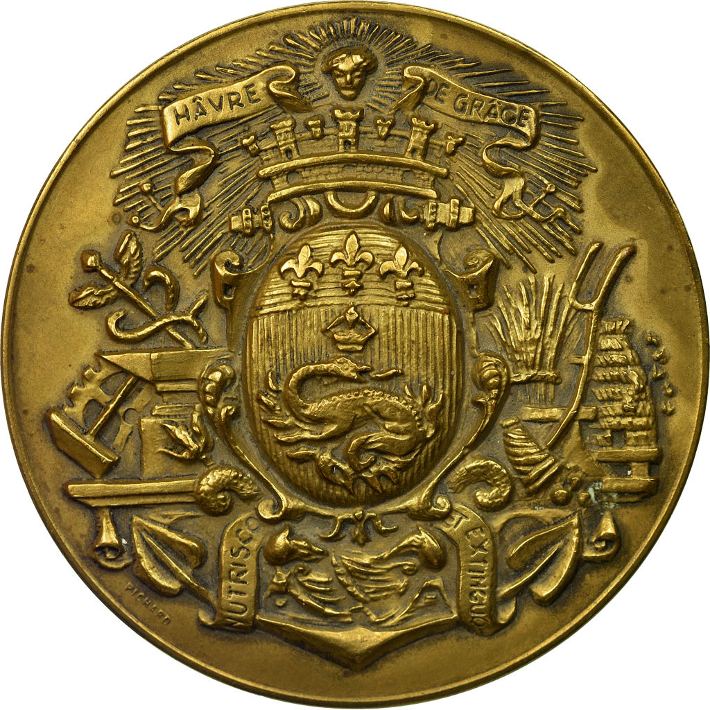 France, Medal, Caisse d'Epargne de l'Estuaire de la Seine, 1972, 