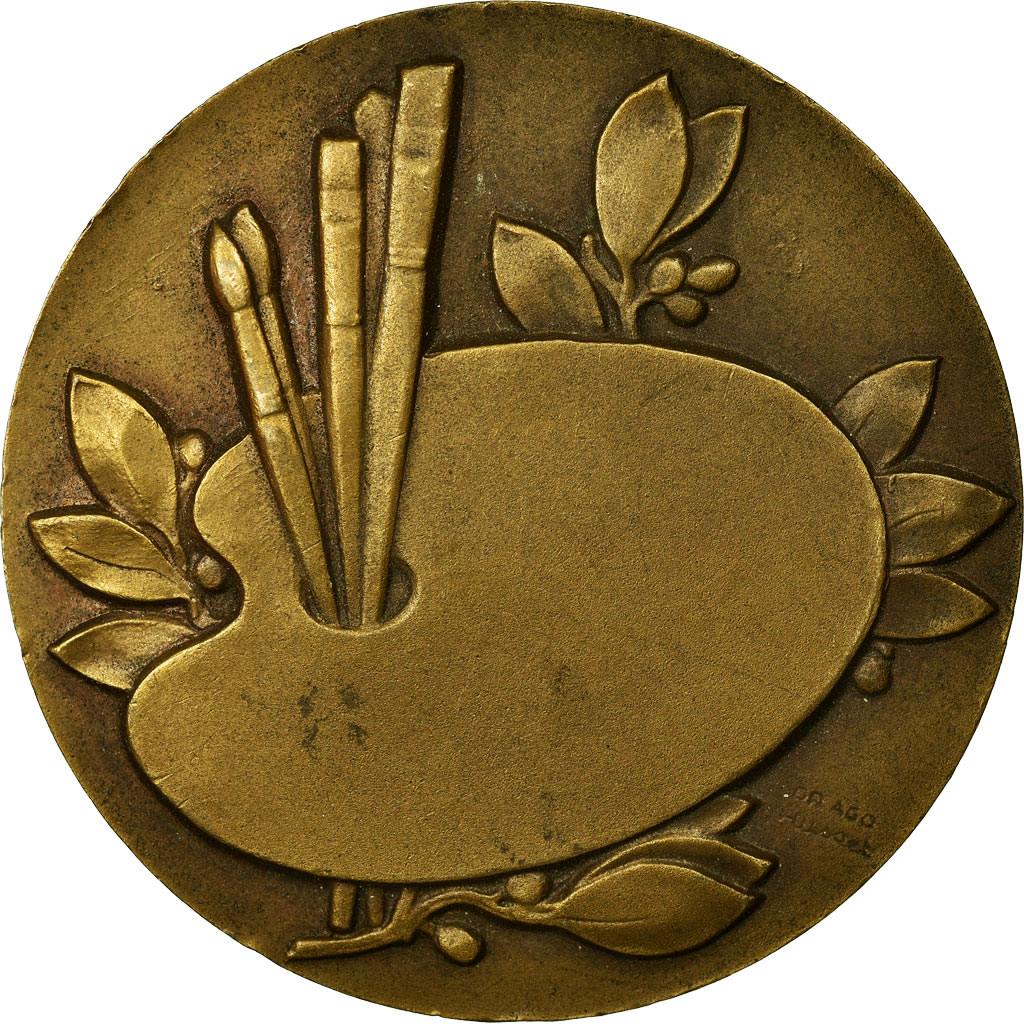 559970] France, Médaille, Prix de Peinture, Drago, SUP, Bronze | eBay