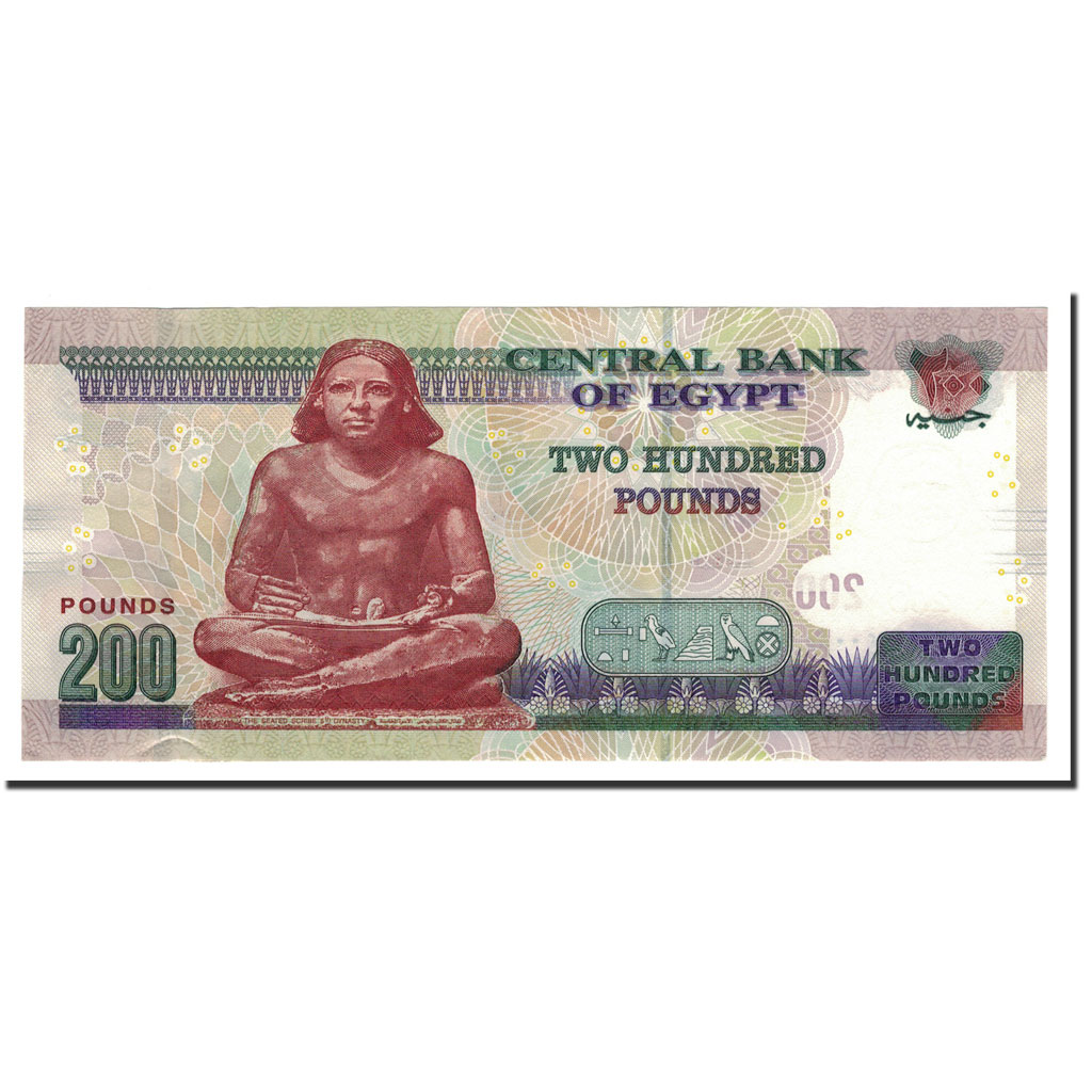 Banknote, Egypt, 200 Pounds, 2013, 2013-02-10, KM:69b, UNC(65-70)