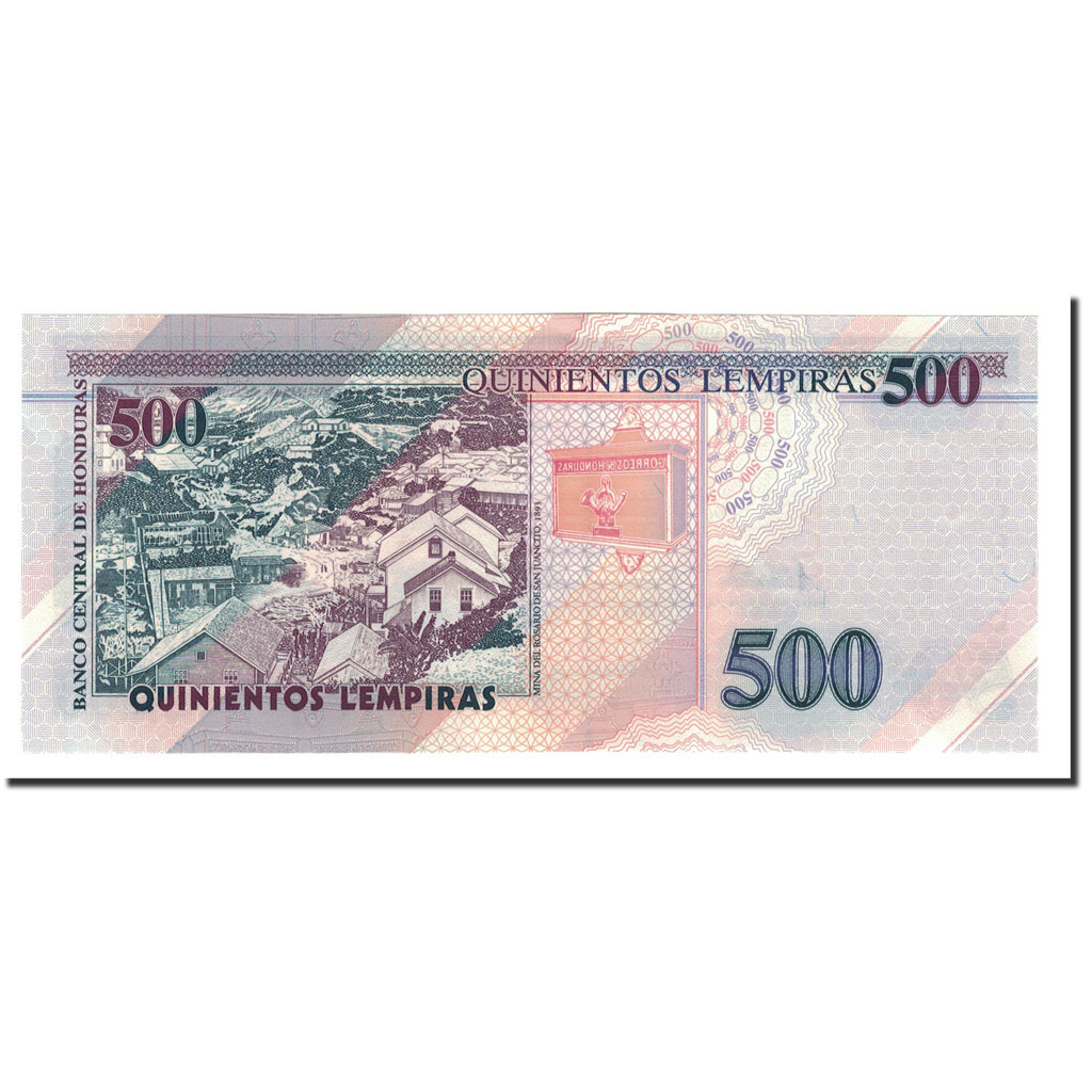 Biljet, Honduras, 500 Lempiras, 1995-2010, 2010-05-06, KM:78g, NIEUW