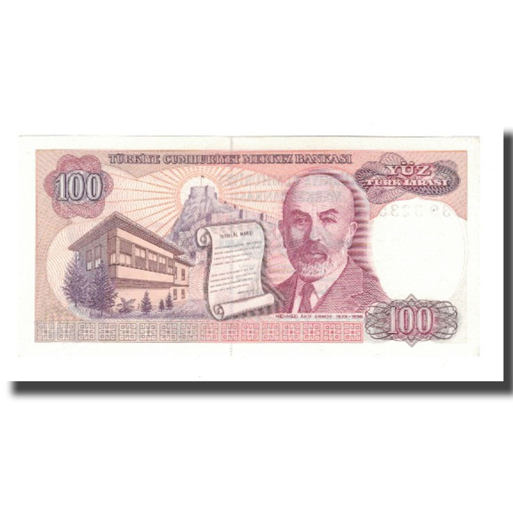Billete, 100 Lira, L.1970, Turquía, 1970-01-14, KM:194a, UNC