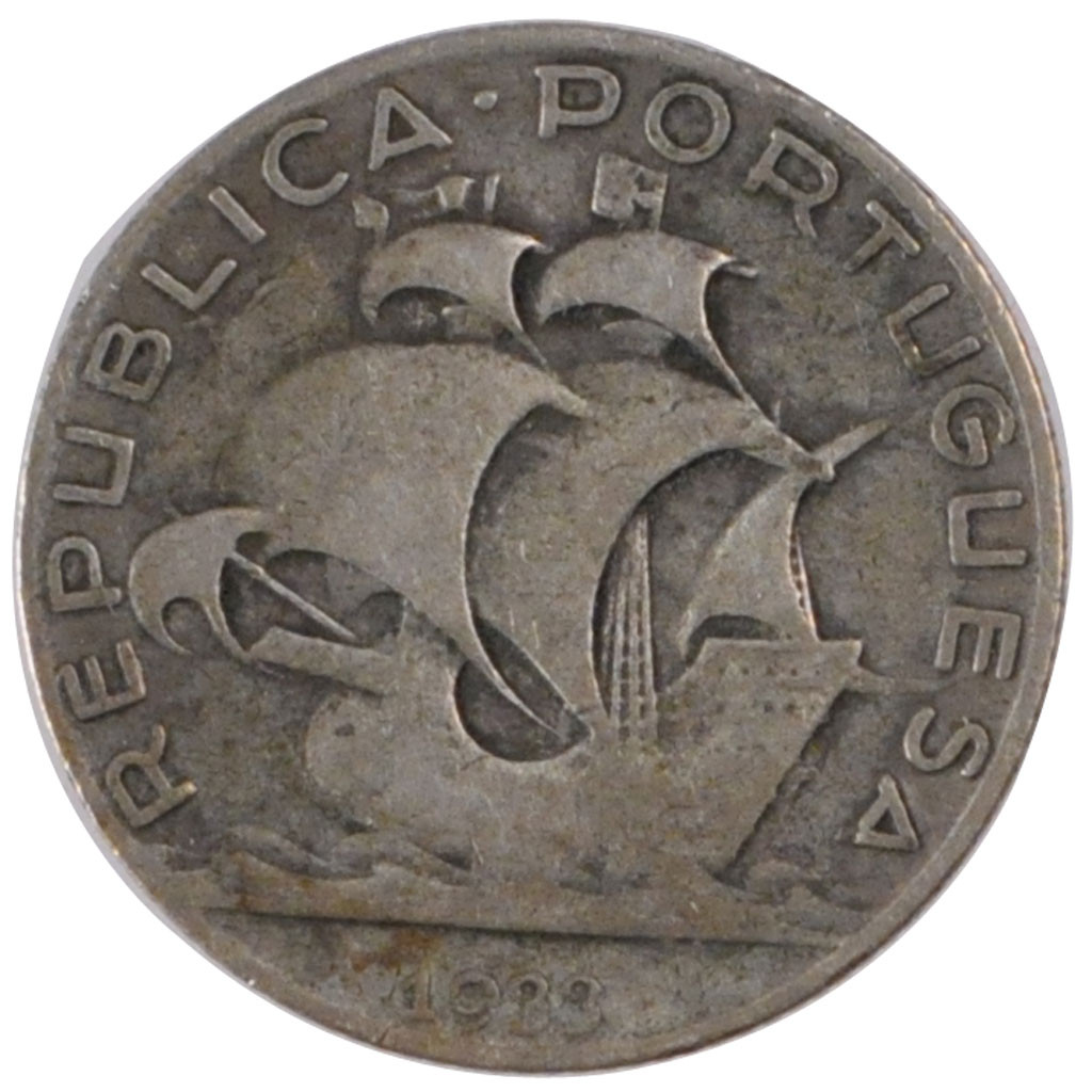 Coin, Portugal, 2-1/2 Escudos, 1933, , Silver, KM:580