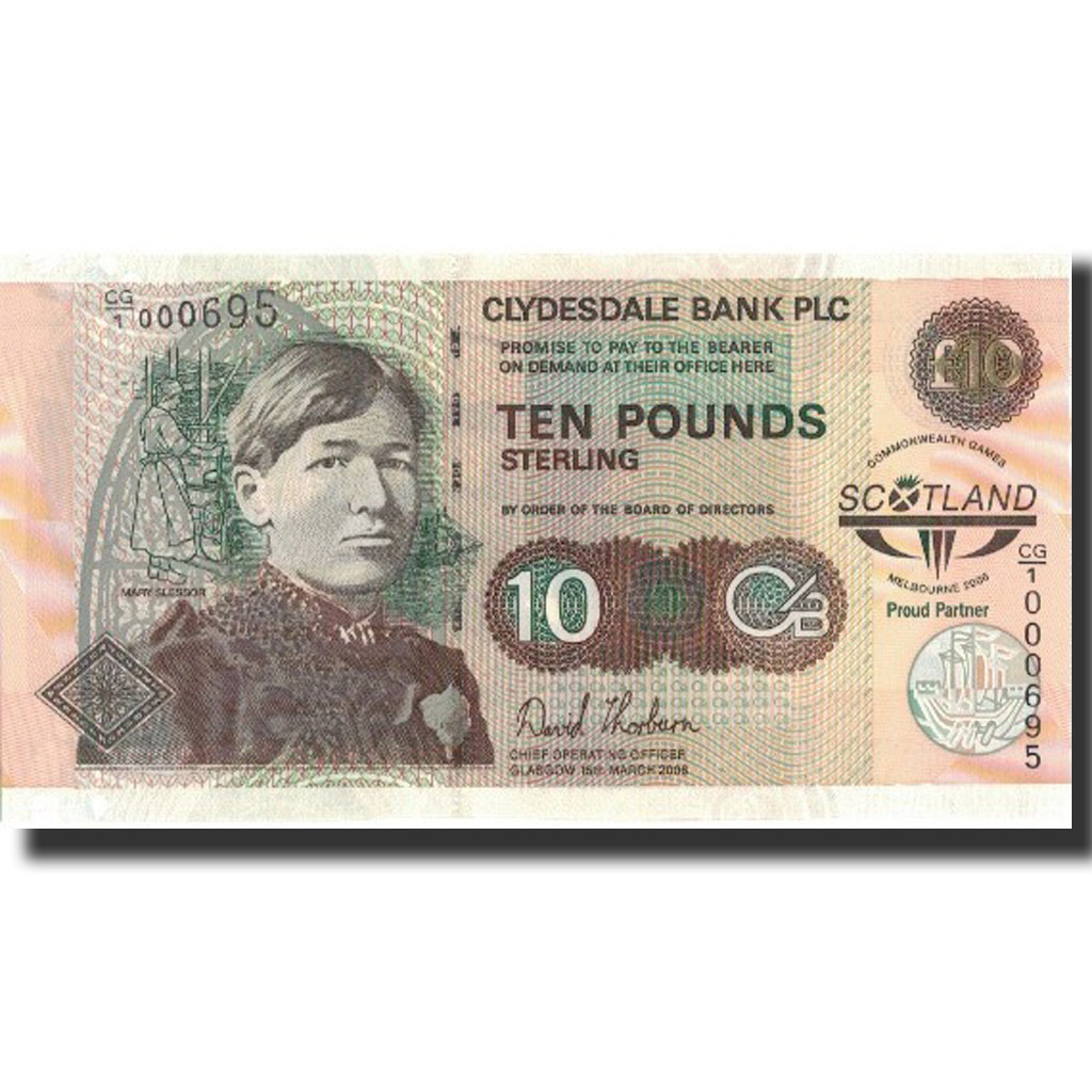 Banknote, Scotland, 10 Pounds, 2006, 2006-03-15, KM:229E, UNC