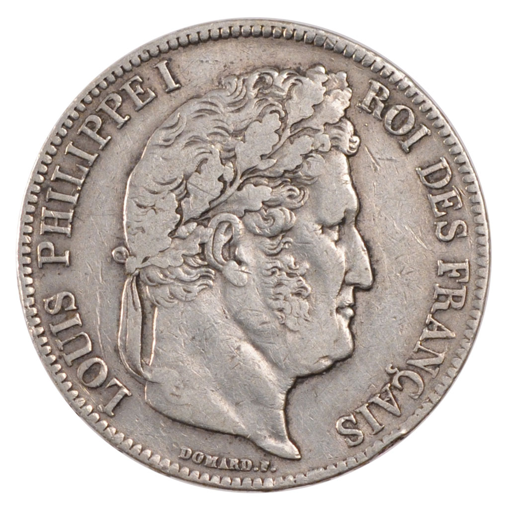 Coin, France, Louis-Philippe, 5 Francs, 1838, Rouen, , Silver