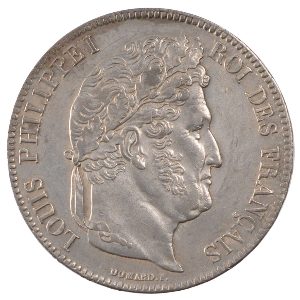 Coin, France, Louis-Philippe, 5 Francs, 1838, Rouen, , Silver
