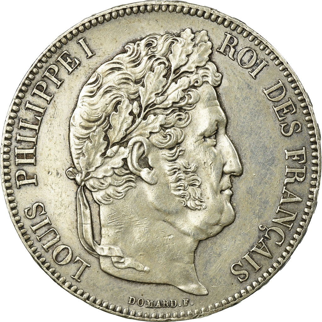Coin, France, Louis-Philippe, 5 Francs, 1839, Paris, , Silver