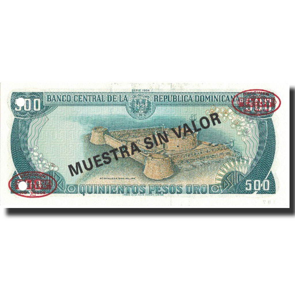 Banknote, Dominican Republic, 500 Pesos Oro, 1994, 1994, Specimen, KM:137s2