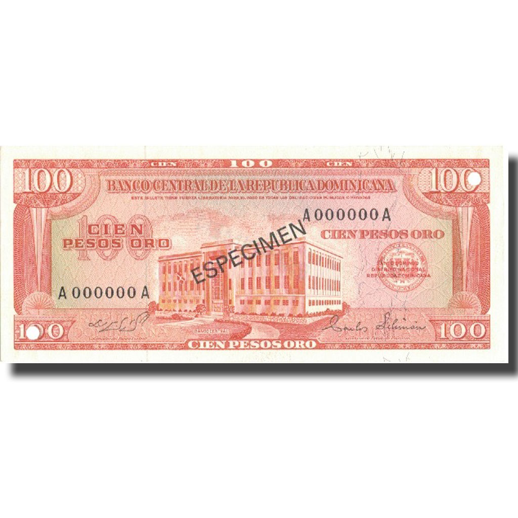 Banknote, Dominican Republic, 100 Pesos Oro, 1975-76, 1975-76, KM:113s2