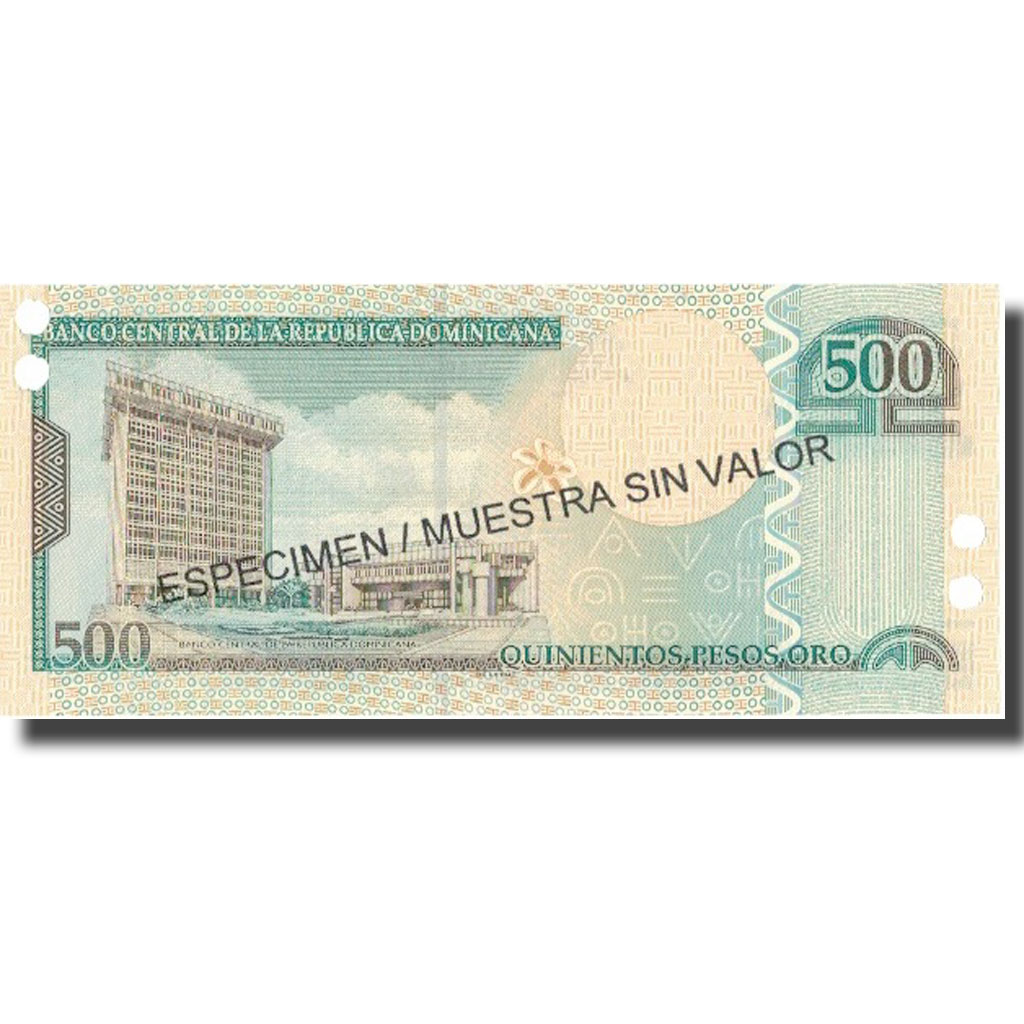 Banknote, Dominican Republic, 500 Pesos Oro, 2003, 2003, Specimen, KM:172s2