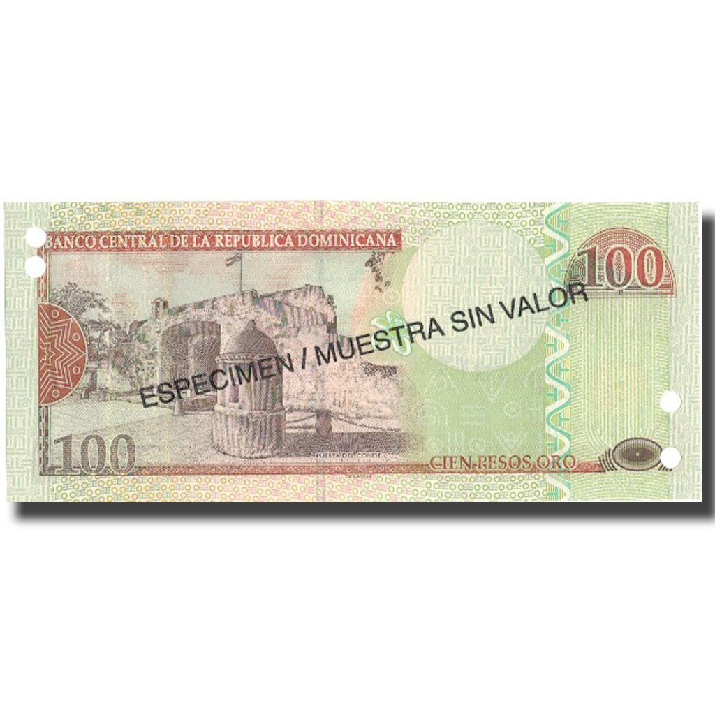 Banknote, Dominican Republic, 100 Pesos Oro, 2004, 2004, Specimen, KM:171s4