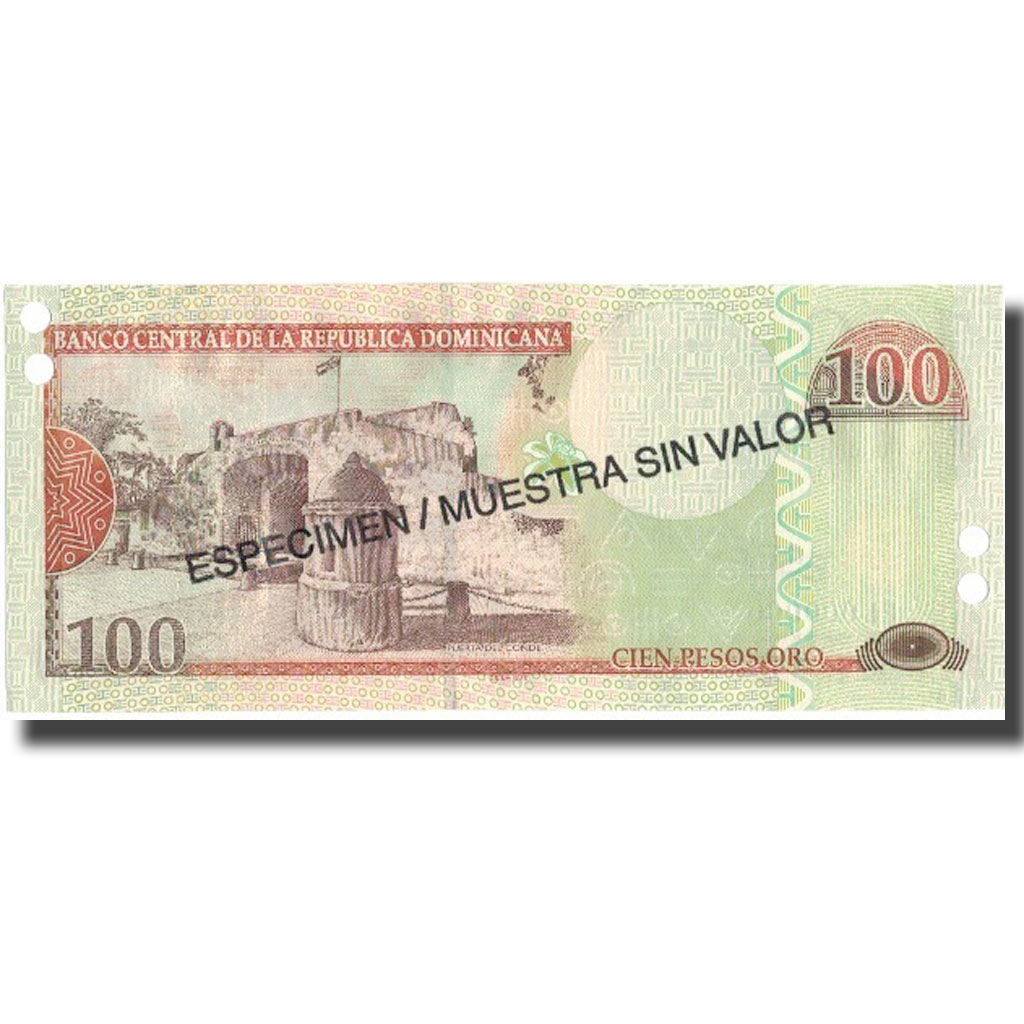 Banknote, Dominican Republic, 100 Pesos Oro, 2003, 2003, Specimen, KM:171s3