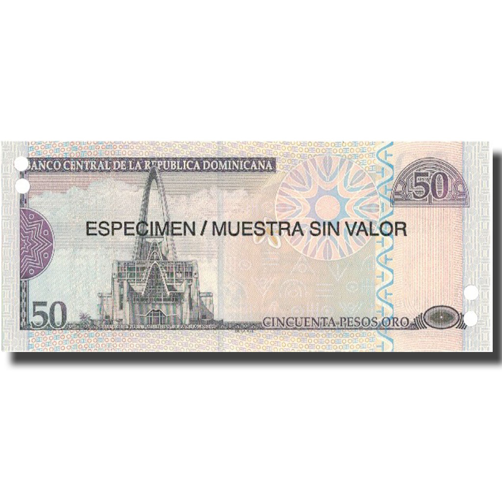 Banknote, Dominican Republic, 50 Pesos Oro, 2006, 2006, Specimen, KM:176a