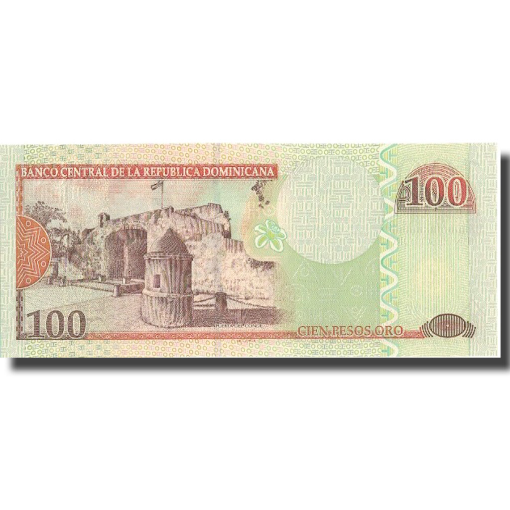 Banknote, Dominican Republic, 100 Pesos Oro, 2002, 2002, KM:171b, UNC(65-70)