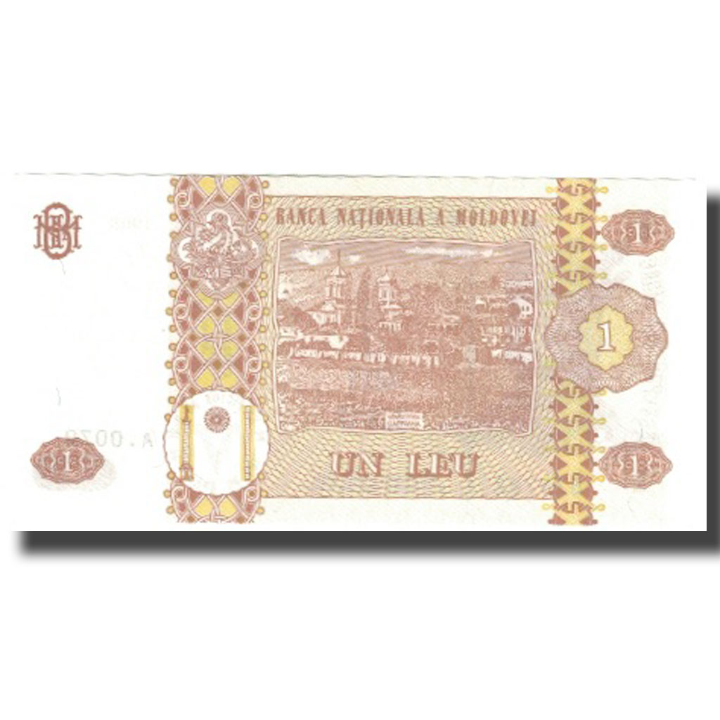 Billete, 1 Leu, 1998, Moldova, 1998, KM:8c, UNC