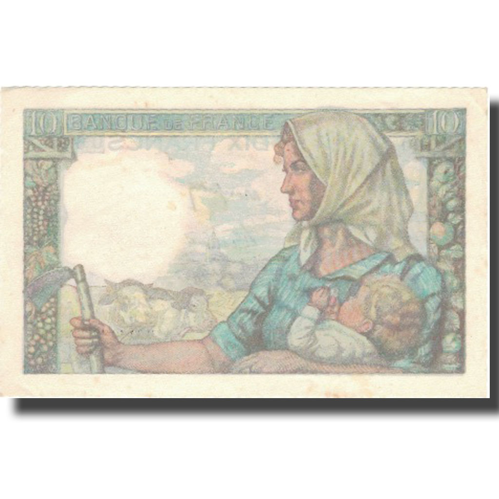 France, 10 Francs, 10 F 1916-1942 ''Minerve'', 1947, 1947-10-30, AU(55-58)