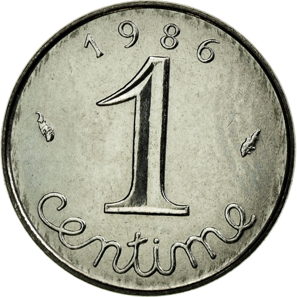 Coin, France, Épi, Centime, 1986, Paris, , Stainless Steel, Gadoury:91
