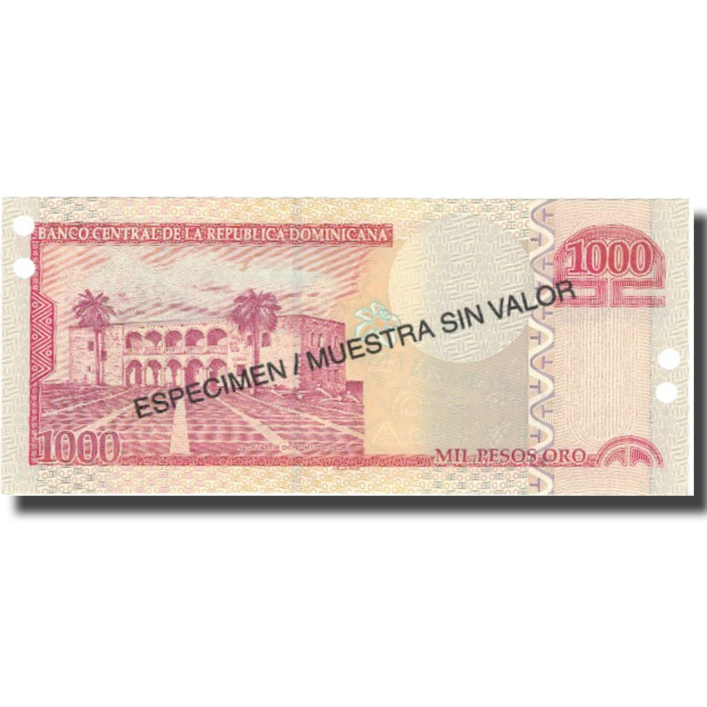 Banknote, Dominican Republic, 1000 Pesos Oro, 2002, 2002, Specimen, KM:173s1