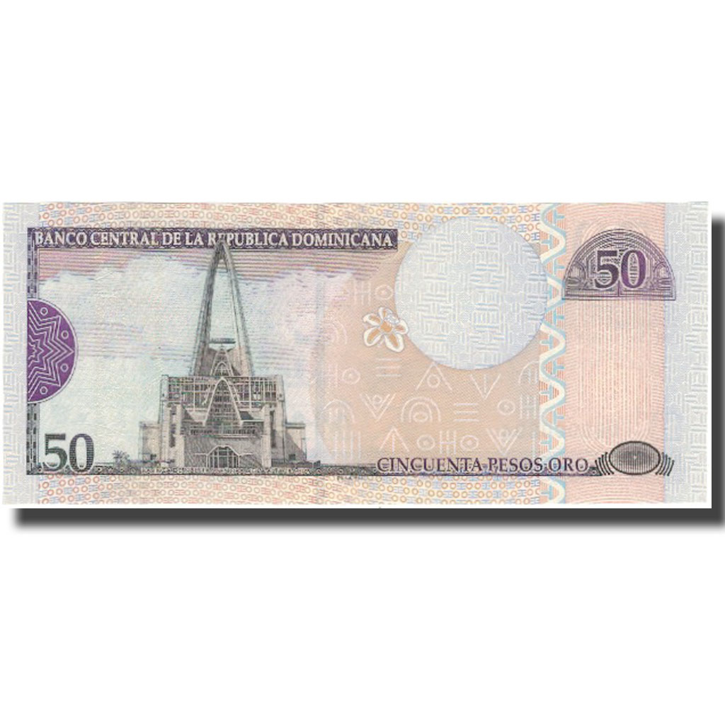 Banknote, Dominican Republic, 50 Pesos Oro, 2004, 2004, KM:170d, UNC(65-70)