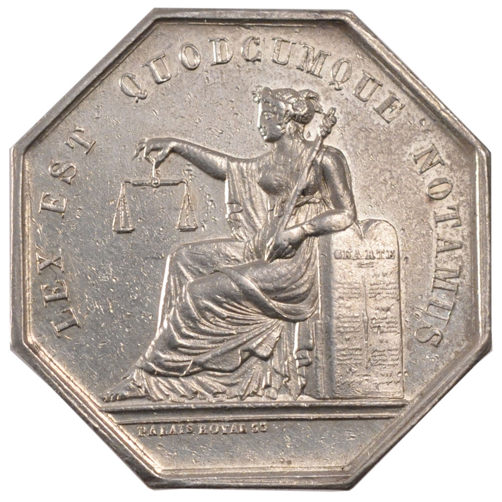 France, Token, Notary, , Silver, Lerouge:149