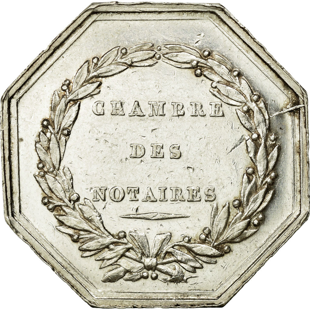 France, Token, Notary, , Silver, Lerouge:127